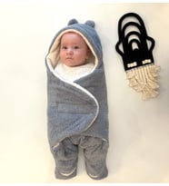 ROKEFF BEBEK PELUŞ TULUM 0-6 AY (Gri)