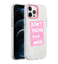 Apple iPhone 12 Pro Max Kılıf Mermer Desenli Zore Marbello Kılıf (Pembe)