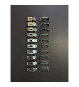 Zebra & Stor Perde 4.5 cm Plastik Portray 20 Adet Beyaz (Gri)