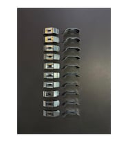 Zebra & Stor Perde 4.5 cm Plastik Portray 20 Adet Beyaz (Gri)