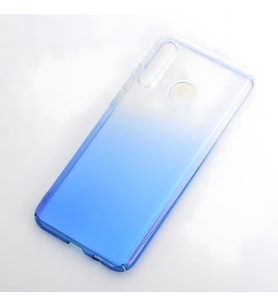Huawei P30 Lite Kılıf Parlak Renk Geçişli Kılıf (Mavi)