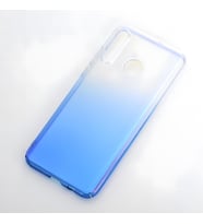 Huawei P30 Lite Kılıf Parlak Renk Geçişli Kılıf (Mavi)