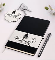 BK Gift Kişiye Özel Psikiyatr Beyaz Defter Kalem Ve Anahtarlık Hediye Seti (Model 2)
