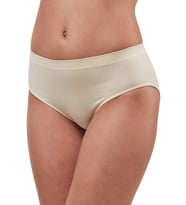 Elite Life A-01-811 Kadın Dikişsiz Yüksek Bel Esnek Slip Külot (Ten)