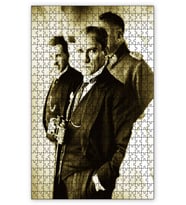 Cakapuzzle Atatürk Cumhuriyet in 10. Yılı Puzzle Yapboz MDF (Ahşap) (1000 Parça)