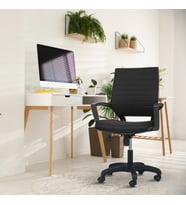 Asbir Mobilya Rigel Çalışma Koltuğu Ofis Koltuğu Çalışma Sandalyesi (Siyah)