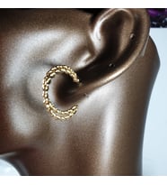 Burgu Halka Küpe-2cm (Gold)
