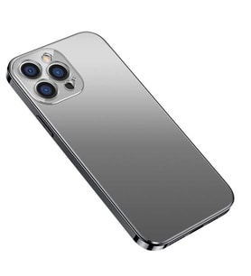 Uyumlu Model Apple iPhone 12 Pro Kılıf Slim 13serisi Orijinal Renk Kapak (Siyah)
