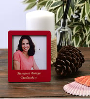 Kişiye Özel Polaroid Resim Çerçevesi (Kırmızı)
