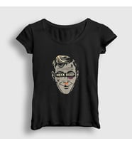 Presmono Kadın Beyaz Rain In July Müzik Neck Deep T-Shirt 481907tt (Siyah)