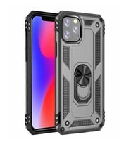 Mopal İPHONE İ11 Pro 5,9 İnç Yüzüklü Tank Telefon Kılıfları (Koyu Gri)