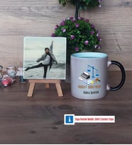 Adalet Öğretmeni Fotoğraflı Dekoratif Taş, Kupa Bardak Beyaz Hediye (Model 9)