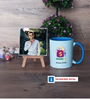 Ekonomist Fotoğraflı Dekoratif Taş, Kupa Bardak Beyaz Hediye (Model 4)