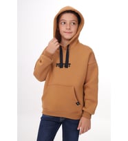 Toontoy Erkek Çocuk Nakışlı Sweatshirt (Kahverengi)