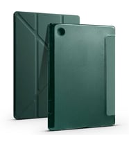 Galaxy Tab A8 10.5 SM-X200 (2021) Kılıf Kalem Bölmeli Standlı (Koyu Yeşil)