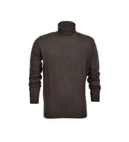 Erkek Spor Düz Balıkçı Yaka Kazak R21010 BGL-ST03179 (KAHVE)