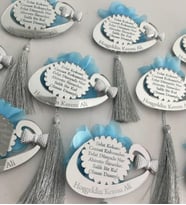 Kişiye Özel Pleksi Bebek Magnet Hatıra (Altın)