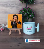 Çocuk Gelişimi Uzmanı Fotoğraflı Dekoratif Taş, Kupa Bardak Beyaz Hediye (Model 12)