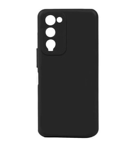 Tecno Camon 18 Premier Kılıf Kamera Korumalı Silikon Rubber Arka Kapak (Siyah)