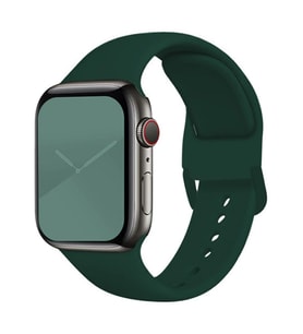 Ally Apple Watch 7-8 45mm 6-5-4 44mm Silikon Kordon Kayış 3-2-1 42mm (Haki)