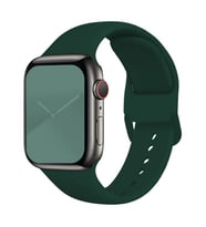 Ally Apple Watch 7-8 45mm 6-5-4 44mm Silikon Kordon Kayış 3-2-1 42mm (Haki)