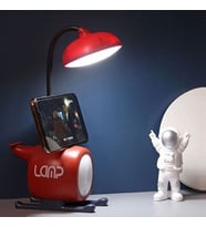 Led Masa Lambası Karikatür Usb Uçak Göz Koruması İçin Çalışma Masa Işığı (Kırmızı)