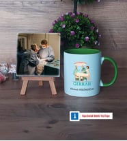 Cerraha Hediye Fotoğraflı Dekoratif Taş, Kupa Bardak Beyaz Hediye (Model 14)
