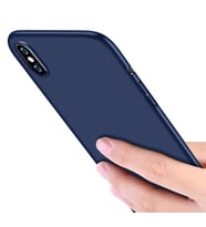 iPhone X/XS Ultra İnce Mat Kamera Çıkıntılı PP Kılıf (Lacivert)