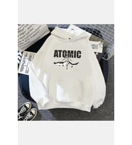 The Eminence İn Shadow Atomic Kapşonlu Sweatshirt (Beyaz)