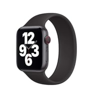 Apple Watch 44mm KRD-31 Solo Loop Medium Kordon (Siyah)
