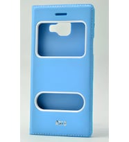 Galaxy A3 2016 Kılıf Dolce Kapaklı Kılıf (Turkuaz)