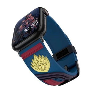 Apple Watch 10/11 42mm-38/40/41mm Kordon 3D Tasarımlı Marvels Karakterli Band 2/ (Lacivert)