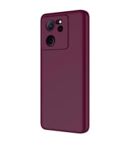 Xiaomi Mi 13T Kılıf Mara Lansman İç Yüzeyi Kadife Kılıf (Koyu Mor)