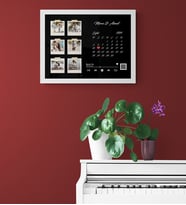 Kişiye Özel İnstax Fotoğraflı ve Tarih Tasarımlı Qr Kod Çerçeve Sevgiliye Hediye (Beyaz)
