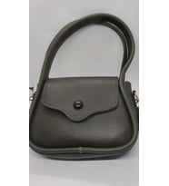 Çift Saplı Mıknatıs Kapamalı Kadın Omuz Çanta (Haki)