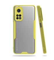 Xiaomi Mi 10T 5G Kılıf Zore Parfe Kenarları Pastel Renk Silikon (Sarı)