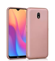 Microsonic Matte Silicone Xiaomi Redmi 8A Kılıf (Rose)