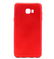Samsung Galaxy C5 Pro Kılıf Soft Mat Premier Case (Kırmızı)