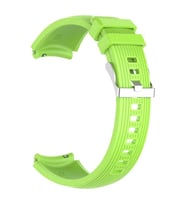 Xiaomi Redmi Watch 5 Active/Lite Kordon Çizgili Silikon Kordon (Yeşil)