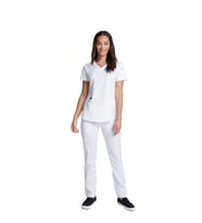 Dickies Balance DKE870 - DKE135  Medikal Giyim Doktor Scrubs Cerrahi Takım Likralı Hastane Üniforması (Beyaz)