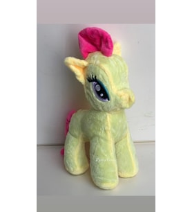 Unicorn Pony Peluş 23 cm (Sarı)