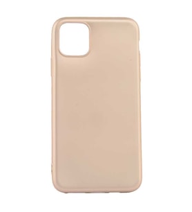 Uyumlu Model Apple iPhone 11 Pro Max Kılıf Soft Mat Premier Case (Gold)