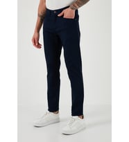U.S. Polo Pamuklu Slim Fit Chino Pantolon Erkek PANTOLON G081SZ0781873679 (Lacivert)