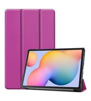Lenovo M10 Plus TB-X606F Smart Cover Standlı 1-1 Tablet Kılıf (Mor)