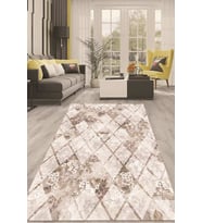 Dijital Kaymaz Taban Yıkanabilir Modern Renkli Salon Halısı Mutfak Halısı Yolluk ND-HT-201 (Çok Renkli)