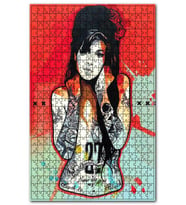 Cakapuzzle Amy Winehouse Baskılı Görsel Puzzle Yapboz MDF (Ahşap) (255 Parça)