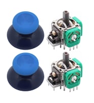 XBOX One Analog Motor Topuz Seti 2+2 One - One S/X - Series S/X Uyumlu Siyah Buz Mavi Mavi (Buz Mavi-Mavi)