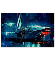 Cakapuzzle Bıçak Sırtı Ryan Gosling ve Aracı Görsel  Puzzle Yapboz MDF (Ahşap) (500 Parça)