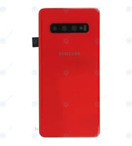 Samsung Galaxy S10 Arka Pil Kapağı - LENS HARİÇ, SM-G973F (Kırmızı)