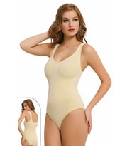 Nbb Bayan Vücut Şekillendirici Korse Çıtçıtlı Body Korse 2979 (Siyah)